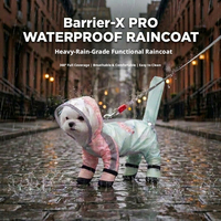 Imperméable pour chien, antidérapant, réfléchissant, couvrant quatre pattes, avec protection pour pattes et queue, en polyester, coloré, pour promenade en extérieur, pour petits et moyens chiens