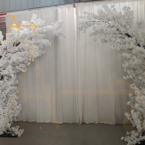 Arcos de Sakura Simulados para Decoración de Bodas Occidentales, Puerta Redonda de Flores, Decoración para Iglesia o Jardín, Flores Artificiales - Product Image 4