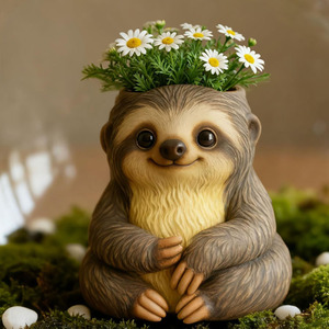 Moules en silicone pour bougies en forme d'<span class=keywords><strong>animal</strong></span> paresseux YS, boîte de rangement en plâtre, moule de coulée, fournitures de fabrication de pots de fleurs en béton DIY - Product Image 3