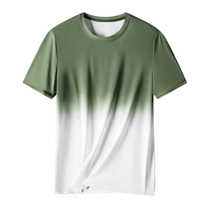 T-shirt de sport à manches courtes en polyester, personnalisé OEM, séchage rapide, léger, imprimé par sublimation, pour fitness, course à pied et marathon - Product Image 3