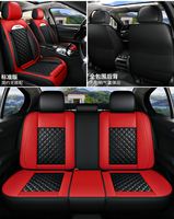 Fundas de cuero para asientos de coche, con tela de malla transpirable, cobertura completa, Universal, conjunto completo para coches, camiones y SUVs