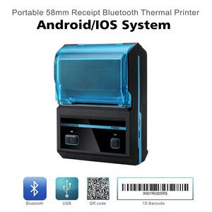 Impresora térmica de facturas de etiquetas, máquina de impresión térmica de 80mm de color azul, MHT-P80F, barata - Product Image 6