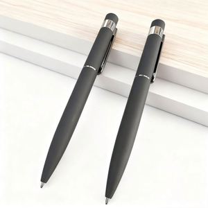 Gray Spray Adhesive Luxury Metal Ballpoint <b>Pen</b> with logo High-end Hot-selling Business Signature <b>Pen</b> Gel <b>Pens</b> for Giving Gifts - Product Image 1