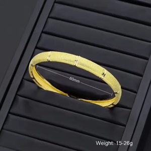 Jxx Wholesale 24K <b>Gold</b> <b>Plated</b> Indian Arabic Wedding <b>Bangles</b> Fashionable Jewelry Designs for Women Dubai Inspired - Product Image 2