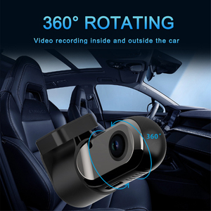 Cámara para Coche 720P <span class=keywords><strong>360</strong></span> en Oferta °   Cámara DVR para Auto con Lente Ojo de Pez Giratoria, Visión Nocturna, USB, Caja Negra, Asistente de Conducción ADAS, Directo de Fábrica - Product Image 4