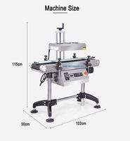 Machines de scellage automatiques à induction continue pour bouchons en aluminium pour bouteilles