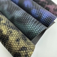 Feuille d'impression couleur magique motif Crocodile tissu en simili cuir PU imperméable pour meubles sacs décoratifs Costumes
