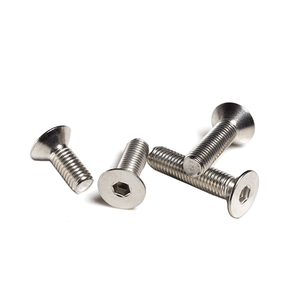 <b>Flat</b> Head Metric <b>Screws</b> 10mm Cap Diameter 304 Stainless Steel Class 8.8 Standard Thread Plain Finish - Product Image 5