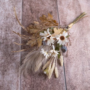 Fleurs artificielles Xiumu Daisy en tissu tissé plastique pour décoration intérieure et bouquet de mariage CF01281 - Product Image 3