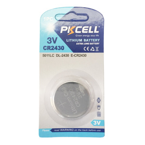 Panasonic — piles boutons et cartes, lot de 5 pièces par cartes, batterie Lithium BR2430 <span class=keywords><strong>3V</strong></span>, ECR2430 CR <span class=keywords><strong>2430</strong></span> DL2430, capacité 270mah, pour montre, jouet, voiture, alarme de sécurité - Product Image 4