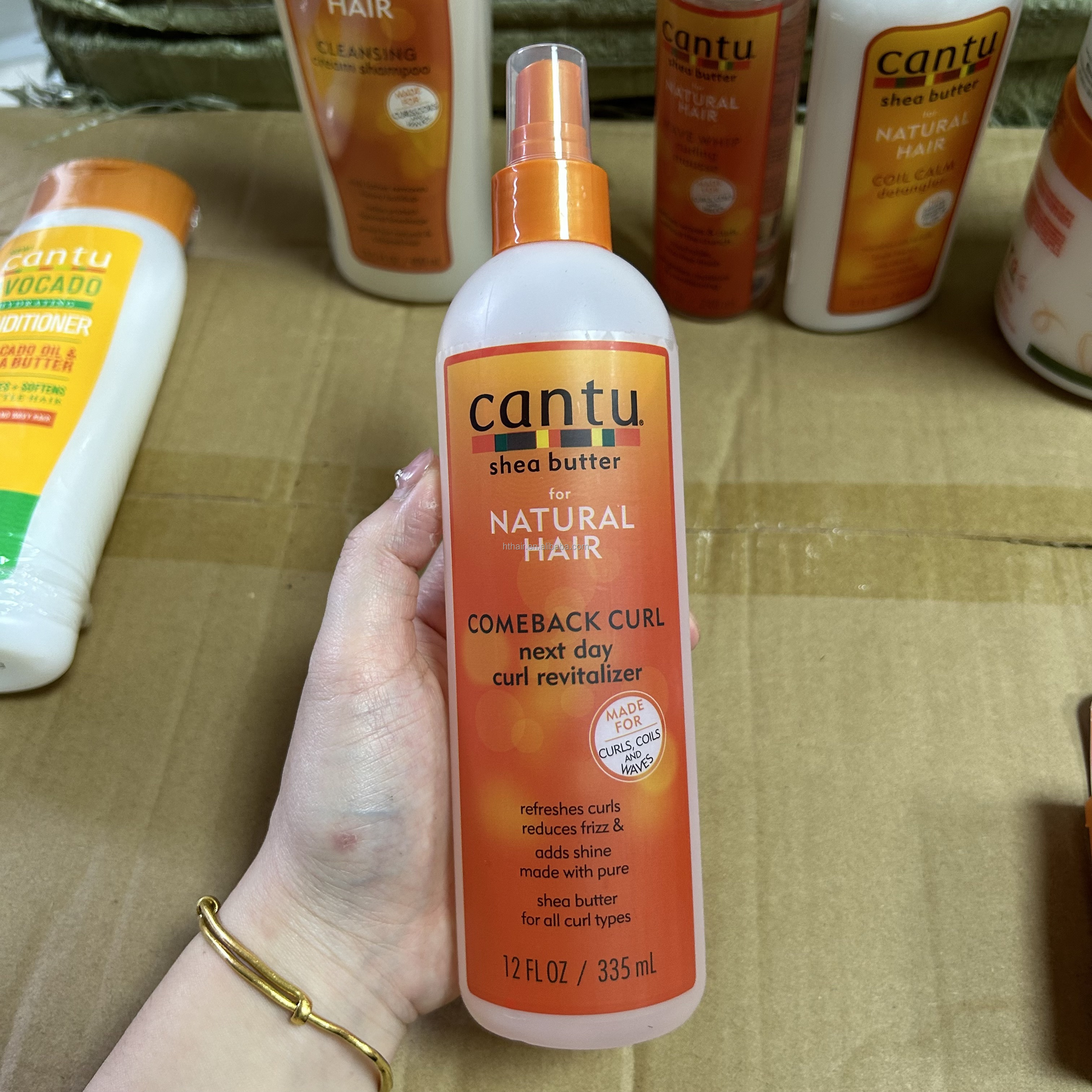 Pulvérisation bouclés