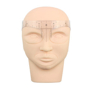 Regla Reutilizable de Plástico para Cejas, Herramienta de Medición de Longitud para Diseño de Cejas, para Microblading, Tatuaje, Uso Profesional en Estudios de PMU - Product Image 6