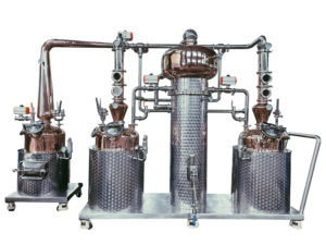 جديد 60 لتر غلاية مزدوجة براندي روح تقطير الكحول الخمور التقطير مع مكون المحرك الأساسي - Product Image 2