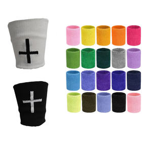 Muñequera Deportiva de Algodón Suave con Logotipo Bordado Personalizado, Muñequeras Deportivas con Logotipo para Deportes de Verano - Product Image 1