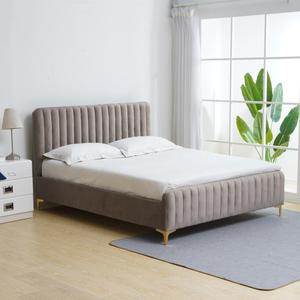 2017 Phong Cách Châu Âu S Shape Phổ Biến Thiết Kế Mới Da Hoặc PU Nền Tảng Giường - Product Image 4