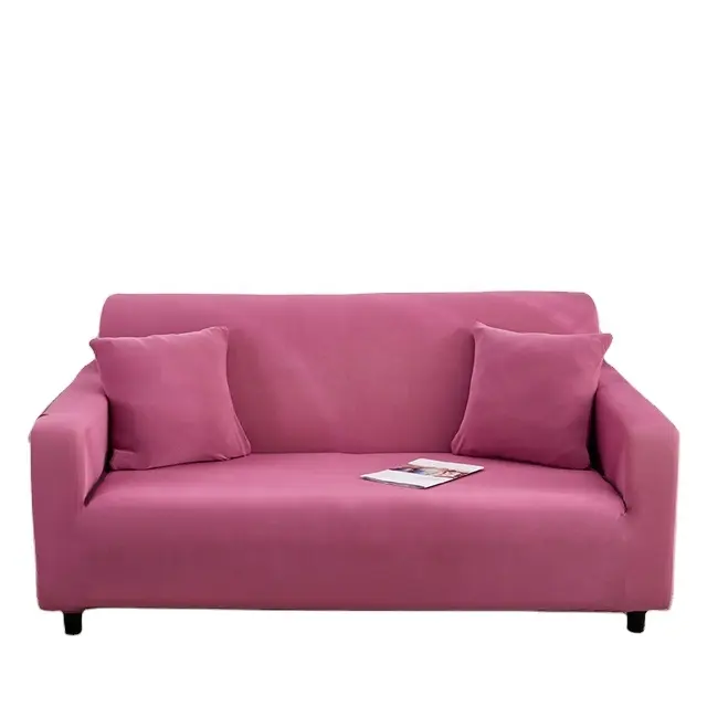 Sarung Sofa elastis polos melar, penutup kursi bungkus ketat semua inklusif untuk ruang tamu Funda