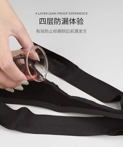 Venta al por mayor de fábrica a prueba de fugas laterales lavable reutilizable flujo pesado período bragas Tanga menstruación Culotte Menstruelle - Product Image 5
