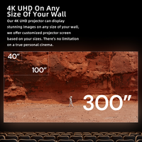 Projecteur Laser Pur Triple Valerion StreamMaster Plus 2 Awol 2000 ANSI Google TV HDR 3D Vidéo 4K