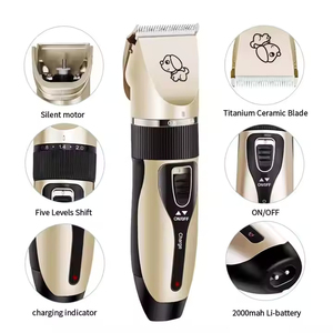 Alat Cukur Bulu Hewan Peliharaan Isi Ulang USB untuk Anjing & Kucing, Gunting Elektrik Pemangkas Bulu - Product Image 2