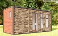 Kits de cabanes à cadre en acier léger, à l'épreuve des ouragans, maisons de villa préfabriquées à vendre avec la norme AU NZ