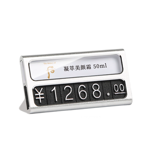 Espositore <span class=keywords><strong>per</strong></span> Etichette in Metallo di Alta Qualità, Cartellino Combinato Durevole, Supporto Universale <span class=keywords><strong>per</strong></span> Etichettatura nel Retail - Product Image 2