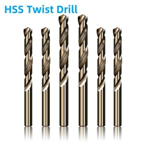 HSS M35 Cobalt Coated Twist <b>Drill</b> <b>Bit</b> Gold Finish For Metal Drilling - Product Image 3