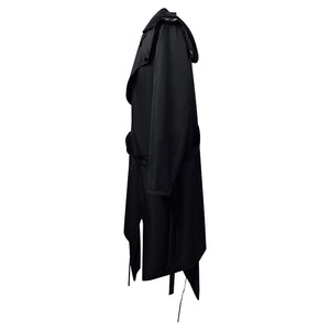 Capa con capucha gótica medieval para hombre, larga, negra, de poliéster, para las cuatro estaciones, disfraz para Halloween y cosplay - Product Image 4