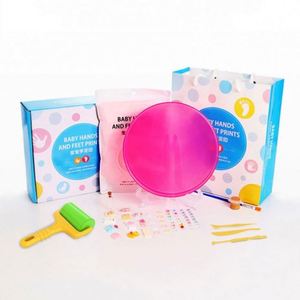 Kit de Manualidades para Niños Mayores de 3 Años, Arcilla de Secado al Aire, Slime, Plastilina, Kit de Impresiones de Manos y Pies de Bebé, Yeso para Moldear, 12 Colores, Unisex - Product Image 6