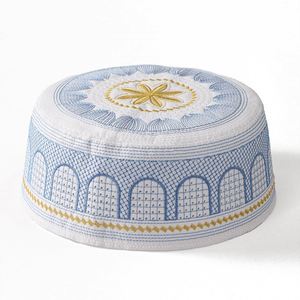 Cross-Border Men's <b>Flat</b> <b>Hat</b> with 3D Embroidery Polyester Material Fashion Style Travel Use Saudi National <b>Hat</b> - Product Image 6