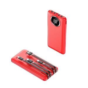 Ventes d'usine, batterie externe portable à affichage numérique haute capacité 10000 mAh, chargeur de téléphone portable USB, alimentation mobile 5W - Product Image 1