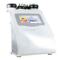 Appareil de beauté professionnel 5 en 1 à usage domestique pour la perte de poids, le remodelage corporel, le massage par cavitation, et la brosse nettoyante pour le visage