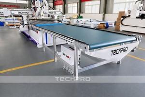 Grande remise chargement et déchargement automatiques bois imbrication cnc routeur meubles armoire faisant <span class=keywords><strong>la</strong></span> machine avec tête de lame de scie - Product Image 4