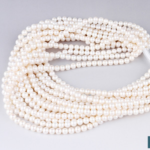 Perlas de Agua Dulce Alian, Perlas Sueltas Blancas de Grado AA, Casi Redondas, de 7-8 mm, Venta al por Mayor - Product Image 1