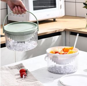 Tazón de Plástico Hermético Portátil para Ensaladas, Caja de Almacenamiento Transparente para Refrigerador, Ecológica, para Frutas y Verduras, Venta al Por Mayor - Product Image 1