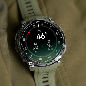 Montre connectée K76A avec GPS intégré, étanche 3ATM, écran AMOLED 1,43'', lampe torche LED, boussole, détection d'altitude, montre intelligente 2026 - Product Image 4