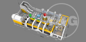 Y & G ngoài trời Inflatable PVC công viên chủ đề khổng lồ Bouncer nhà cho trẻ em vui chơi giải trí nhà trả lại cho trẻ em - Product Image 2