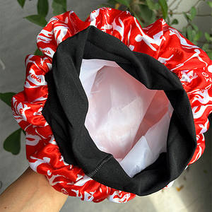 شخصية مخصصة المجتمع الأسود منظمة حمراء نادي النساء للماء دش قبعة اليونانية رسالة الاستحمام قبعة - Product Image 5