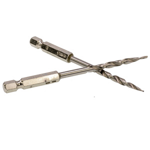 ATI- #4 #6 #8 #10 #12 5 PCS HSS M2 1/4 Hex Shank Tapered Countersink <b>Drill</b> <b>Bit</b> Set Bright Uncoated for <b>Wood</b> - Product Image 3