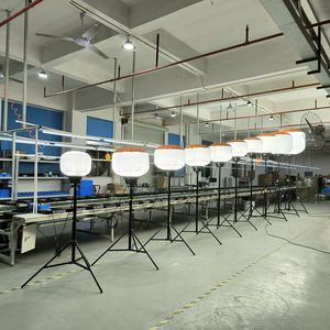 ไฟบอลลูน LED แบบพองลม 500W พร้อมเครื่องกำเนิดแสงแบบกระจายทุกทิศทาง สำหรับงานก่อสร้างชั่วคราวกลางแจ้ง - Product Image 3