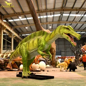 Museum Animatronic Trex Dinosaur Automatically Large Big Dinosaurs Robot Models For Display