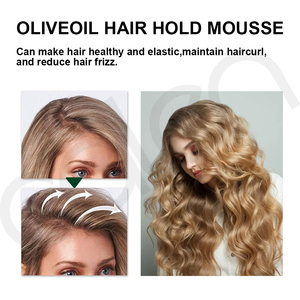 <span class=keywords><strong>Mousse</strong></span> capillaire extra forte à l'huile d'<span class=keywords><strong>olive</strong></span> hydratante anti-pelliculaire pour hommes et femmes, personnalisée par l'usine. - Product Image 4