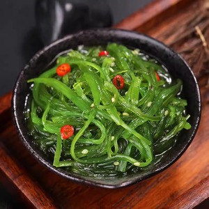 Salade <span class=keywords><strong>d</strong></span>'algues congelées Keto saine, faible en calories, végétalienne, Chuka Wakame assaisonnée à l'<span class=keywords><strong>huile</strong></span> de sésame pour Poke Bowl, collation saine à base <span class=keywords><strong>d</strong></span>'algues - Product Image 1
