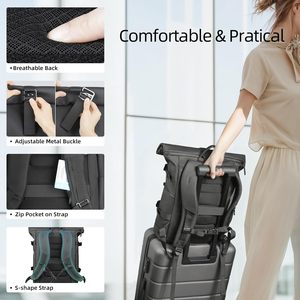 Zaino da Viaggio Arrotolabile per Voli, <span class=keywords><strong>Zaini</strong></span> per Laptop Approvati per Uomo e Donna, Borsa da Viaggio d'Affari per Aerei - Product Image 5