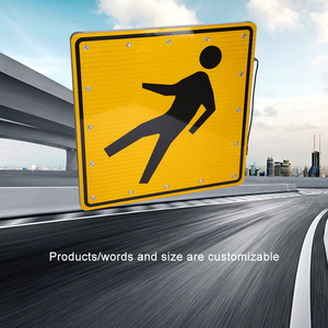 Độ sáng cao năng lượng mặt trời Powered LED nhấp nháy ánh sáng đường dấu hiệu năng lượng mặt trời đường lái xe cảnh báo dấu hiệu cho người đi bộ qua - Product Image 4