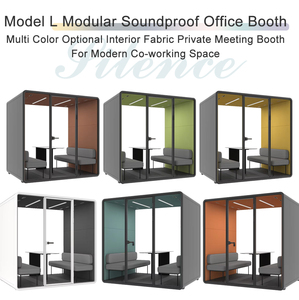 Cabine insonorisée mobile pour espace de travail intérieur, bureaux partagés pour équipes, cabines de réunion, cabines téléphoniques à vendre - Product Image 2