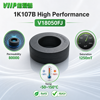 Núcleo Magnético Toroidal Nanocristalino V18050FJ para Transformador de Corriente y Circuito de Filtro de Potencia