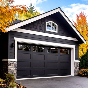 باب مرآب كهربائي قابل للطي من الفولاذ المجلفن الرمادي للمنازل، رائج البيع - Product Image 1