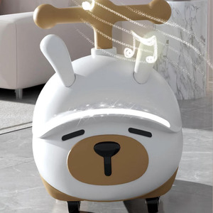 Trottinette d'équilibre pour enfants en forme d'arachide, 10 pouces, sans pédales, pour nourrissons et tout-petits, boîte cadeau blanche - Product Image 1