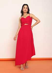 เดรสยาวทรงพลีทเอวเข้ารูป ผ้าเนื้อบางเบา ทรงสวย ใส่สบาย เหมาะสำหรับผู้หญิง - Product Image 4