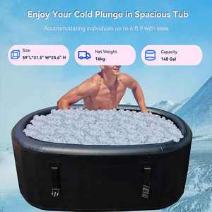 Chillmend Usine Vente Directe Athlète Récupération Thérapie Baignoire Froide Portable Bain De Glace Refroidisseur D'eau <span class=keywords><strong>Gonflable</strong></span> Froid Plongeant Baignoire - Product Image 5